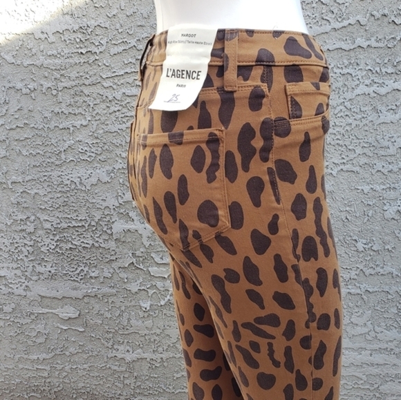 L'AGENCEMARGOT HIGH RISE ANIMAL PRINTED‎ SKINNY JEANS - Picture 8 of 11